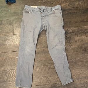 Hollister Light Gray Chinos